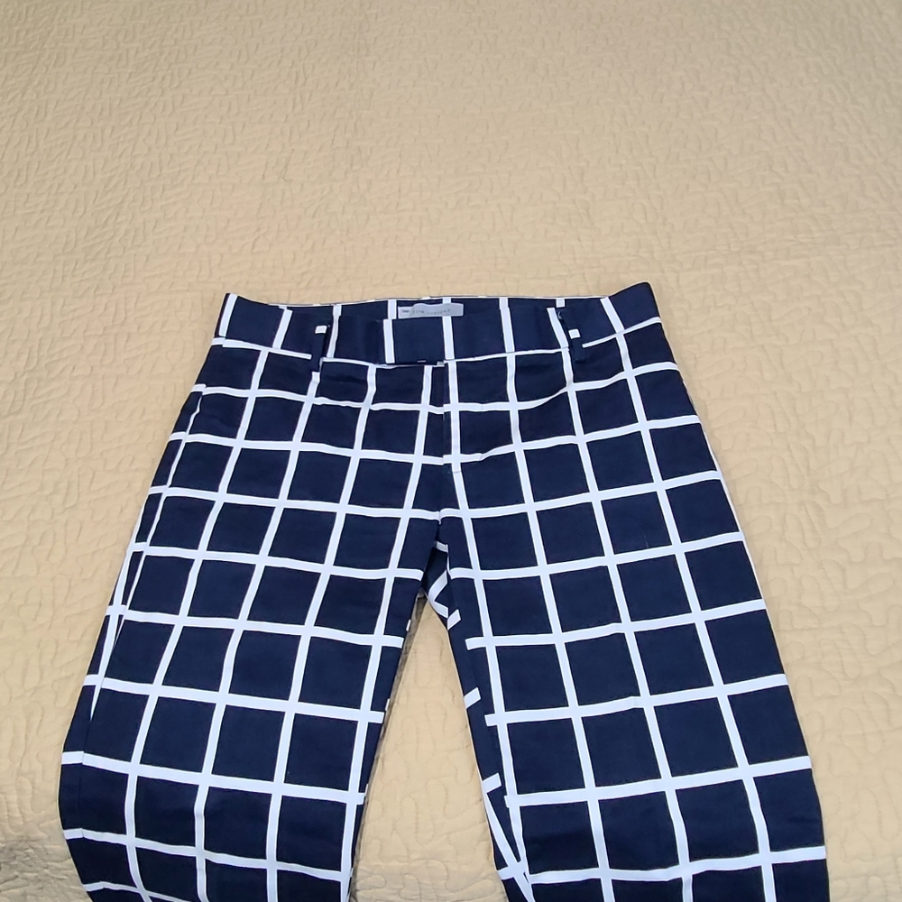 Gap Slim cropped grid pants size 0 - Picture 4 of 12